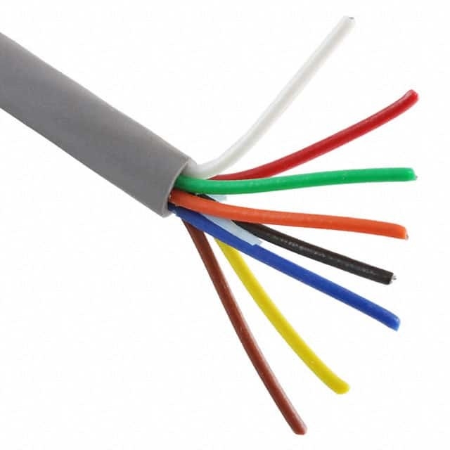 알파 와이어 8 선도 20AWG 슬레이트 케이블 100' 산업 환경에서 안전한 연결을 위해