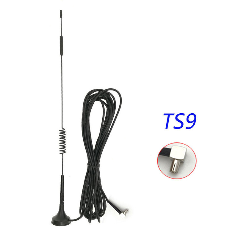 TS9 연결기 SMA 말레와 GSM 외부 라우터 4G LTE 자기성 안테나 2700 마하즈 5dBi