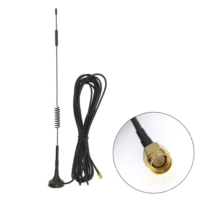 TS9 연결기 SMA 말레와 GSM 외부 라우터 4G LTE 자기성 안테나 2700 마하즈 5dBi