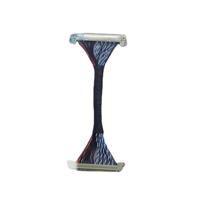 OEM ODM LVDS 케이블 조립 배선 장비 전기적 40개 핀 20 핀 30 핀