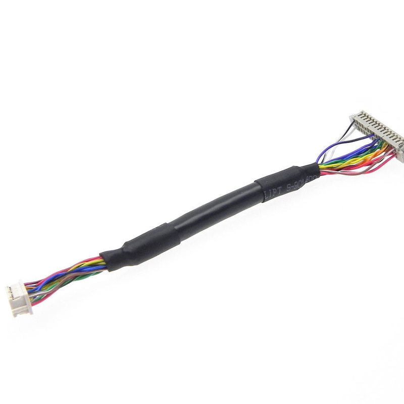 맞춘 히로세 LCD 디스플레이 LVDS 케이블 조립 Df13 1.25 밀리미터 피치 소켓 DF20-20DS-1C 20 핀