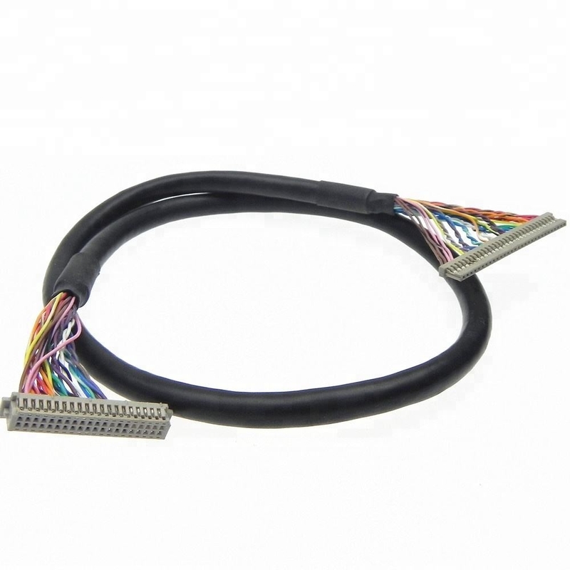맞춘 히로세 LCD 디스플레이 LVDS 케이블 조립 Df13 1.25 밀리미터 피치 소켓 DF20-20DS-1C 20 핀