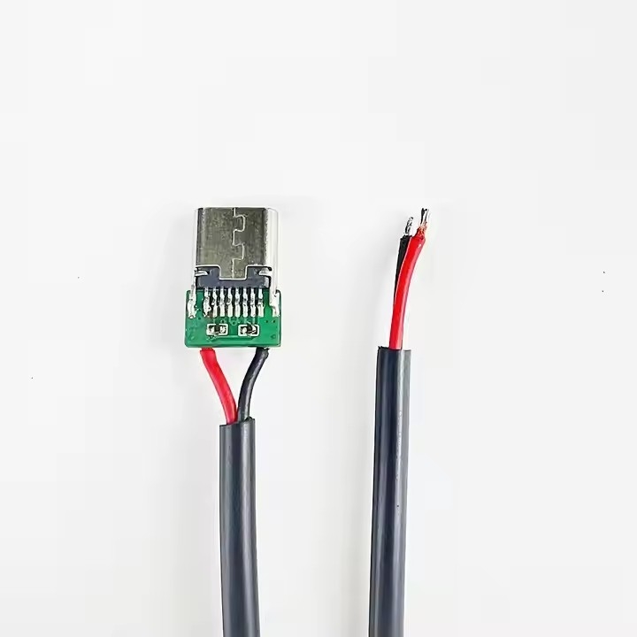 고품질 성능 소매 니켈 접착형 C형 USB 남성 용접기 연결기 USB C형 플러그 확장