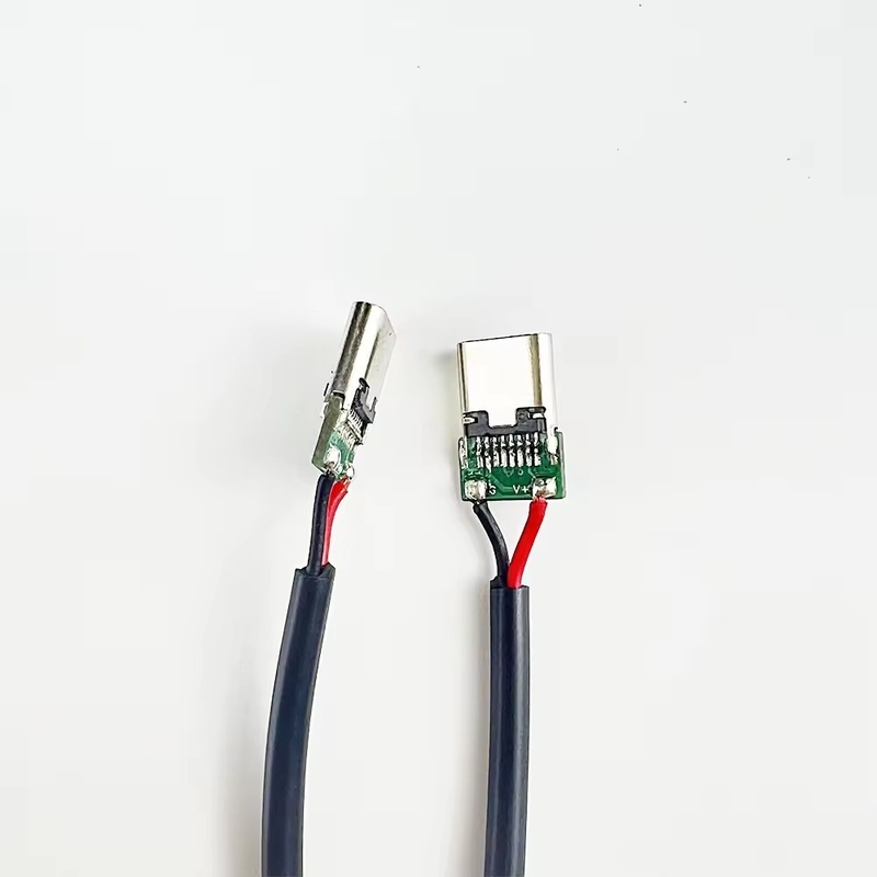고품질 성능 소매 니켈 접착형 C형 USB 남성 용접기 연결기 USB C형 플러그 확장