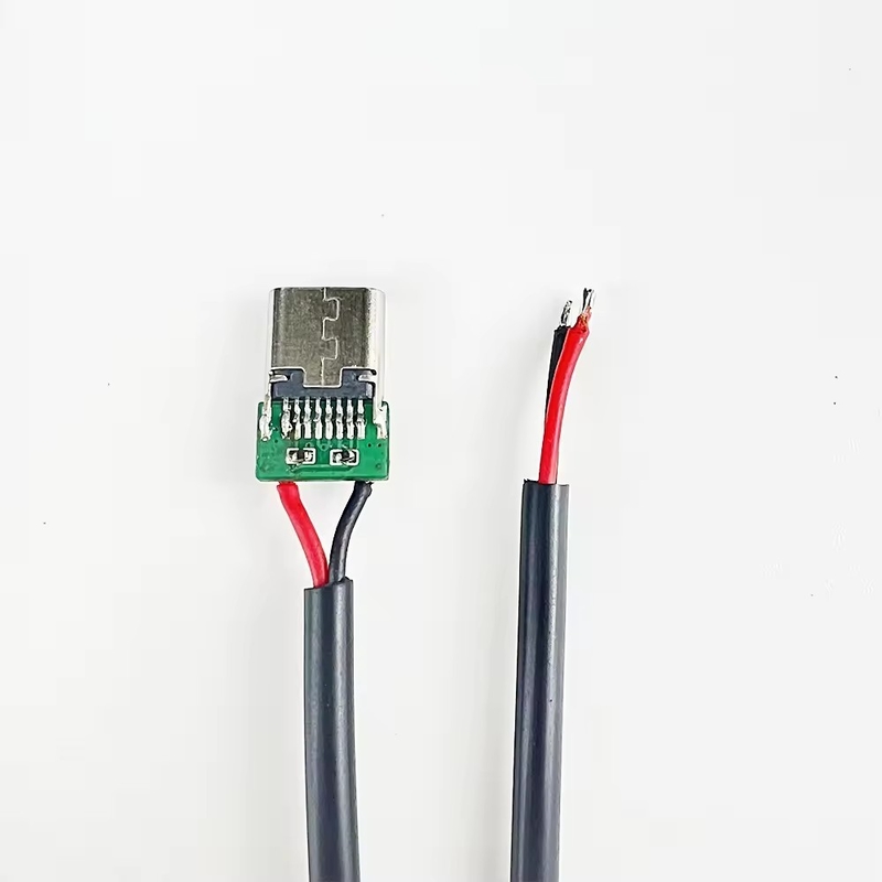 고품질 성능 소매 니켈 접착형 C형 USB 남성 용접기 연결기 USB C형 플러그 확장