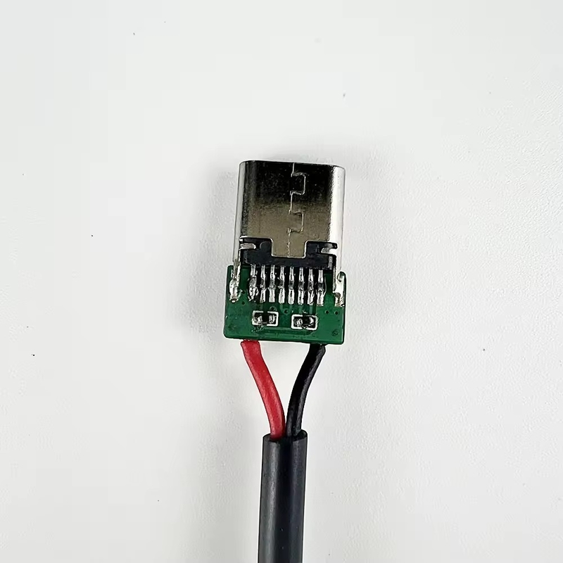 고품질 성능 소매 니켈 접착형 C형 USB 남성 용접기 연결기 USB C형 플러그 확장
