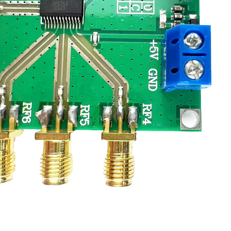 PCB 회로 보드 조립 모터 컨트롤러 HMC252 DC-3GHz RF 비 경쟁 SP6T 키 RF 키 CATV/DBS MMDS 3V-5