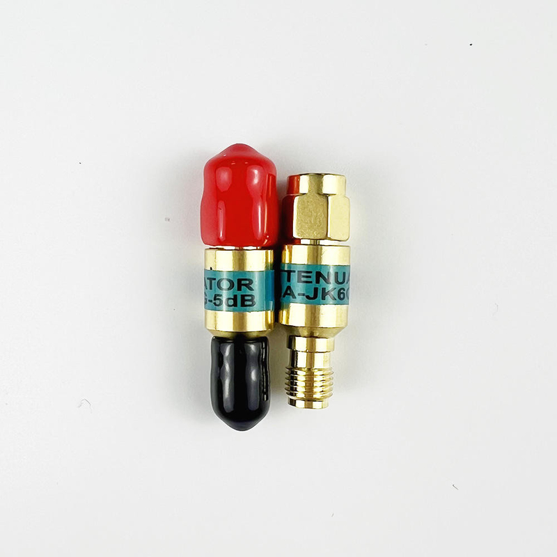 2W DC-6GHz SMA 남성에서 SMA 여성 동축 RF Attenuator 1/2/3/5/6/10/15/30db Attenuator SMA 고정 커넥터 금판