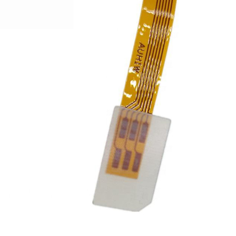 GSM CDMA 표준 UIM SIM 카드 키트 남성에서 여성 확장 부드러운 평면 FPC 케이블