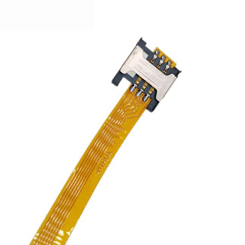 GSM CDMA 표준 UIM SIM 카드 키트 남성에서 여성 확장 부드러운 평면 FPC 케이블