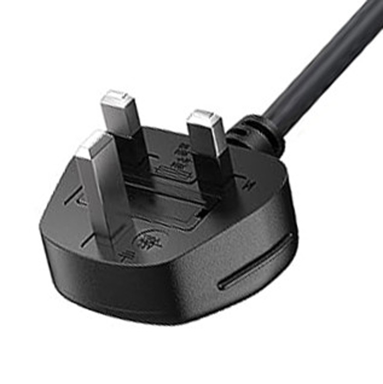 RY C13 UK 플러그 전원 케이블 Bs1363 18awg 250v 대부분의 컴퓨터 프린터 및 기타 장치에 대한 길이