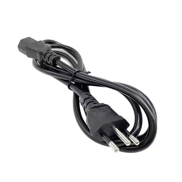 RY IEC 브라질 전원 케이블 1-15p 5-15p PVC 재료 사용자 정의 1M 1.5M 2M 3M 5M 스트립 된 전력 라인 케이블을 포함
