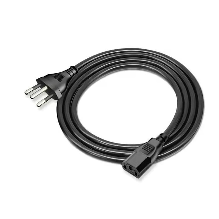 RY IEC 브라질 전원 케이블 1-15p 5-15p PVC 재료 사용자 정의 1M 1.5M 2M 3M 5M 스트립 된 전력 라인 케이블을 포함