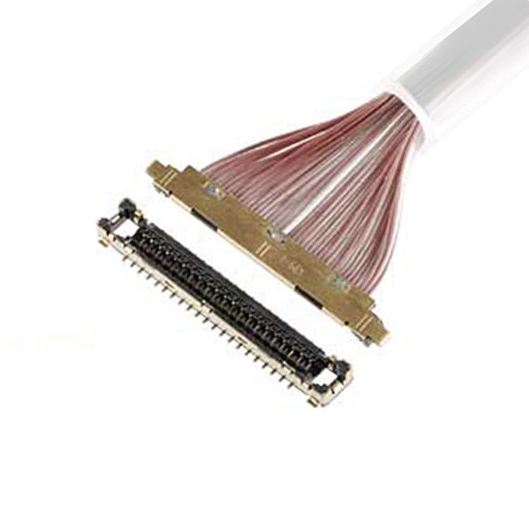 사용자 지정 Ipex LCD Edp 케이블 0.25mm Pitch Ipex Cabline-Ux Ii 30p 마이크로 코아시얼 케이블 20531 030t 02 마이크로 코아시얼 케이블