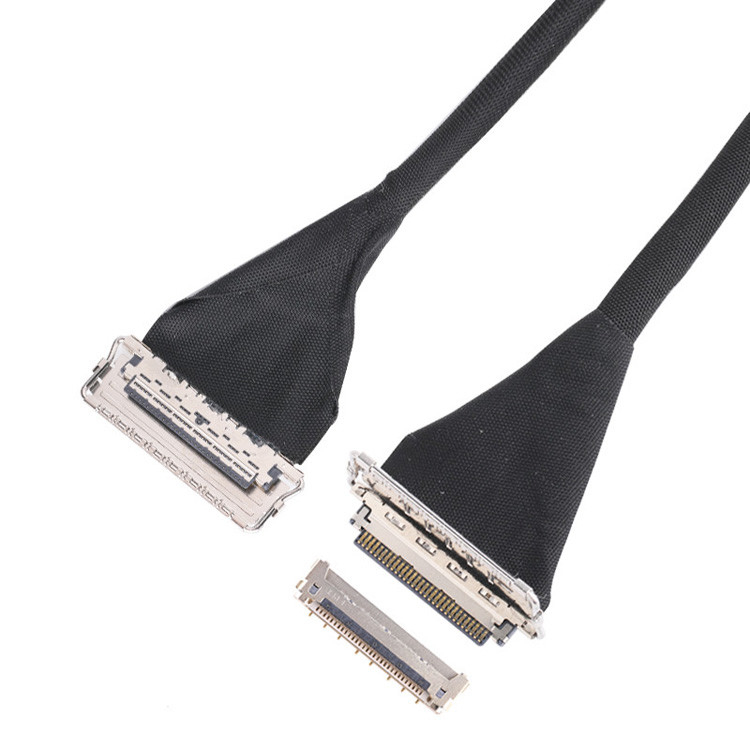 공장 맞춤형 IPEX 20679 0.4 MM Pitch 20pin 30pin 40pin 50pin 마이크로 코아시얼 커넥터 수평 방향