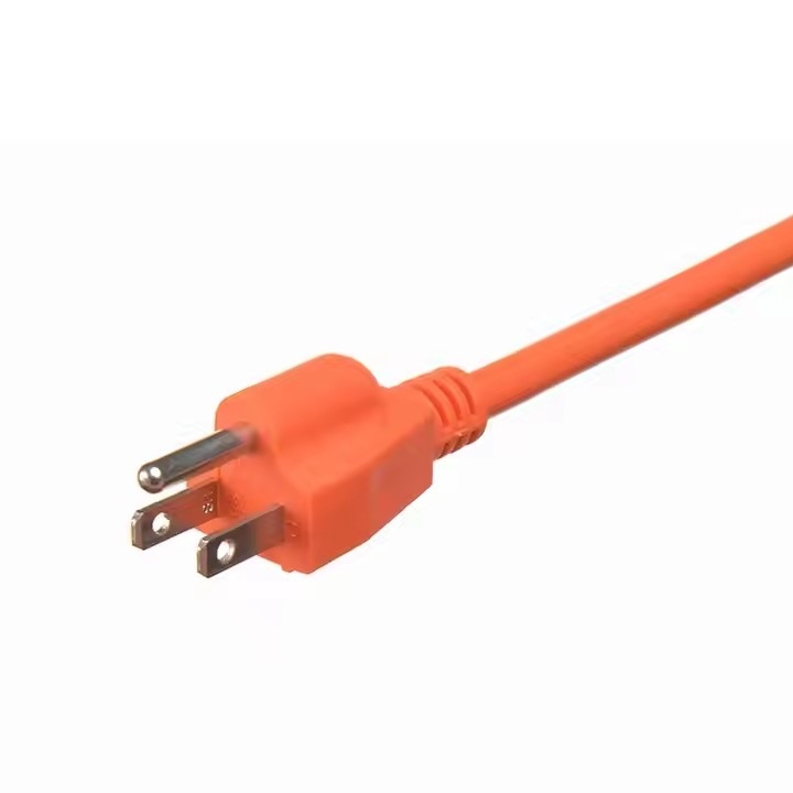 SJWT #12/14/16 AWG 연장 케이블 10A 13A 15A 125V 유형 지상 3pin 전기 125v 미국 전원 케이블