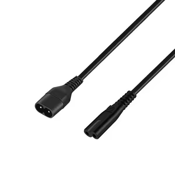 2.5A 250V CCC VDE ETL IEC 승인 연장 전력 케이블 C7 직각 연결 장치 C7