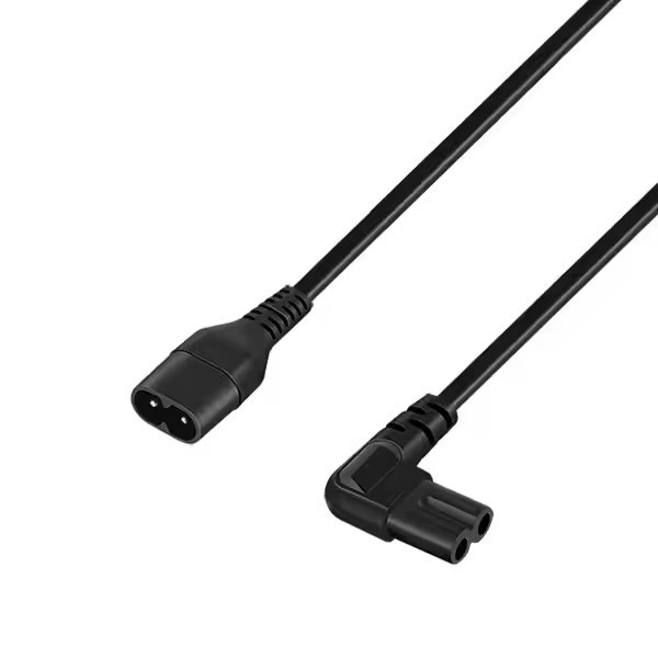 2.5A 250V CCC VDE ETL IEC 승인 연장 전력 케이블 C7 직각 연결 장치 C7