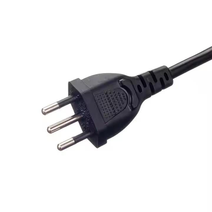 Iec-60320 3 Prong H05vv - F 3G 0.75 커넥터 C19에서 C20 커넥터 구리 선도자 가정용 가전용 전력 케이블