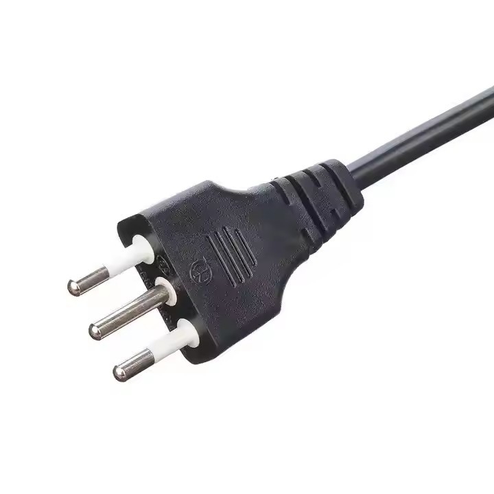 Iec-60320 3 Prong H05vv - F 3G 0.75 커넥터 C19에서 C20 커넥터 구리 선도자 가정용 가전용 전력 케이블
