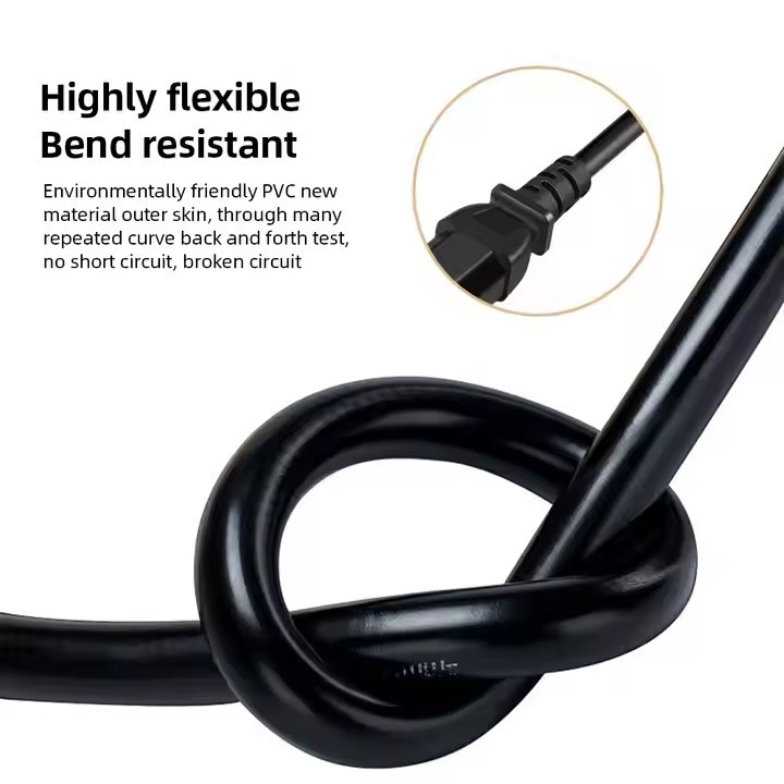ETL UL817/CSA C22.2 SJT 3X14 ~ 10AWG 3 핀 US 블랙 파워 케이블 확장 산업용 US 확장 케이블 조명용