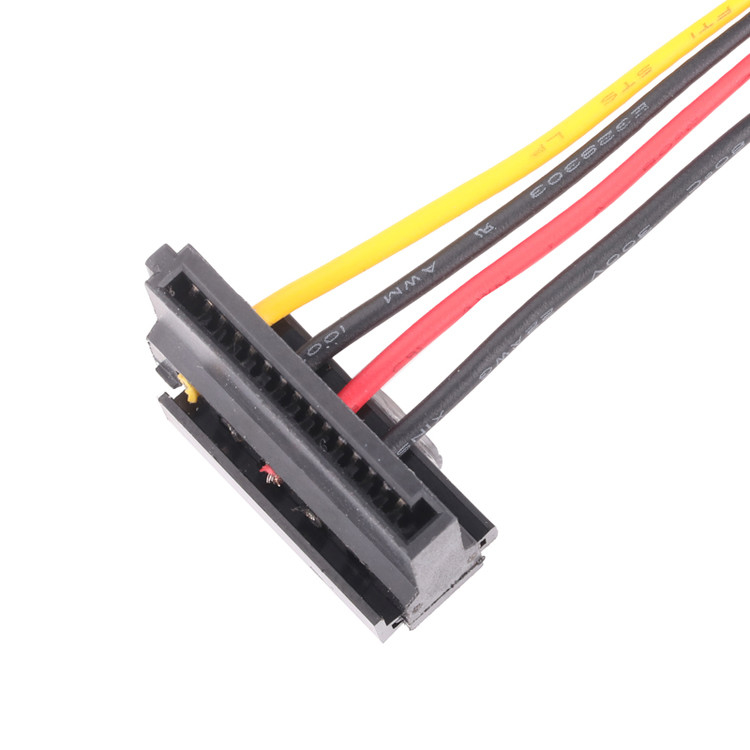 SATA 커스텀 케이블 어셈블리 E320444 UL1007 C01-15CF41000A에서 C01-H-157F100A로 전환