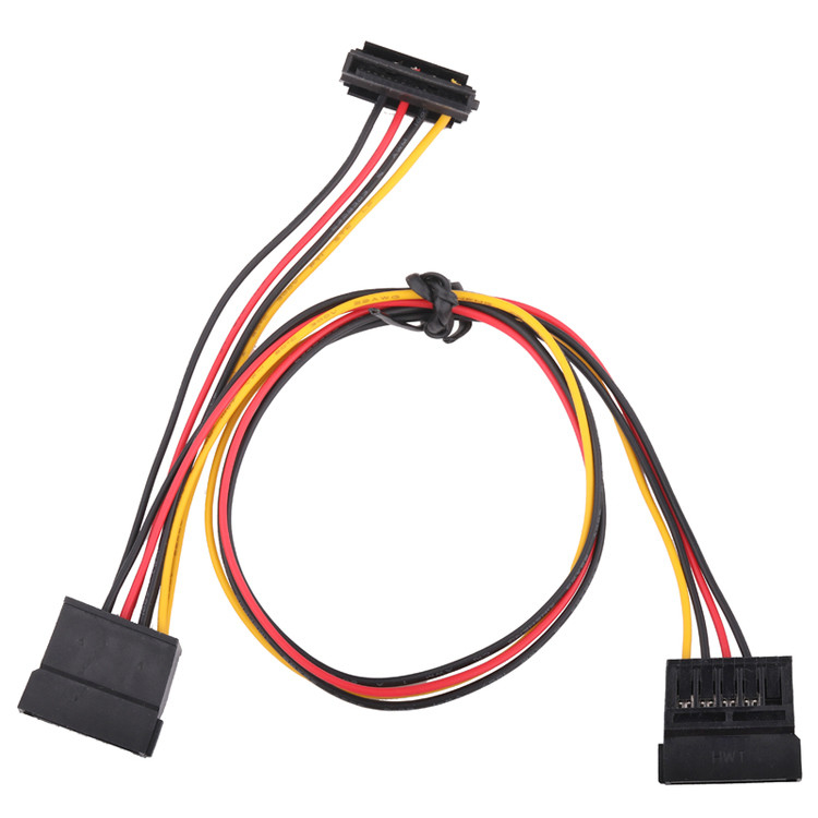 SATA 커스텀 케이블 어셈블리 E320444 UL1007 C01-15CF41000A에서 C01-H-157F100A로 전환