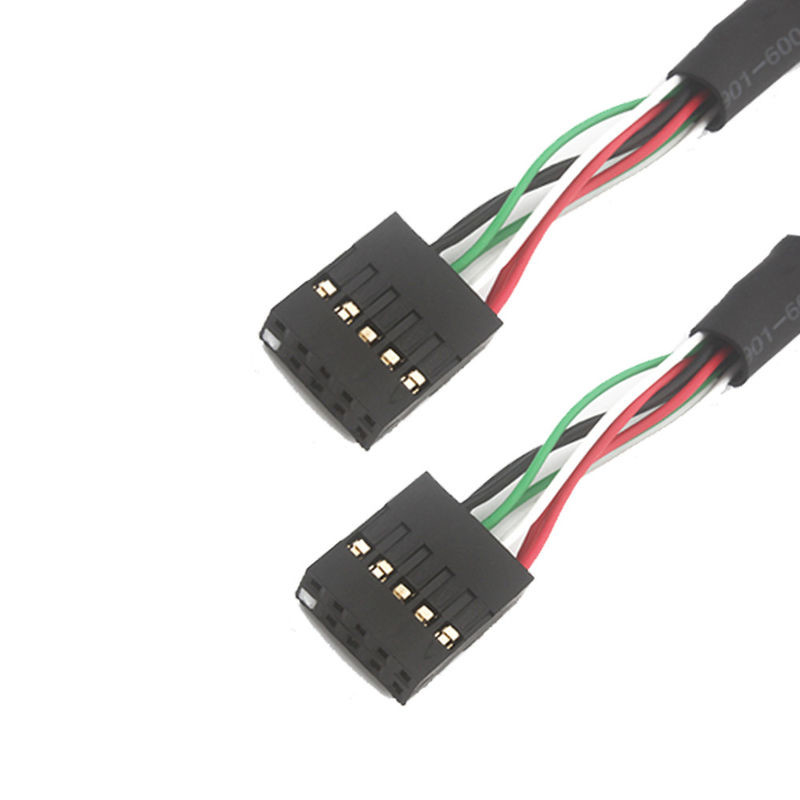 2.54mm 듀얼 USB 산업 배선 배열 Bb Sbc 10 POS MOLEX 22552101 케이블