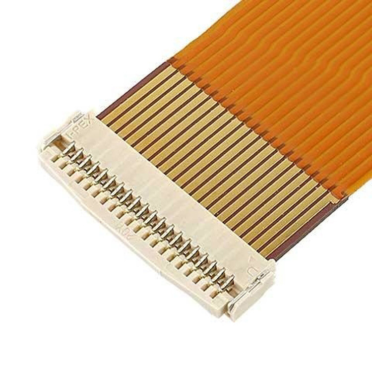 0.5mm Pitch FPC 플렉서블 평면 케이블 IPEX MINIFLEX 5-BFN II 20542-020E-01 신호 핀