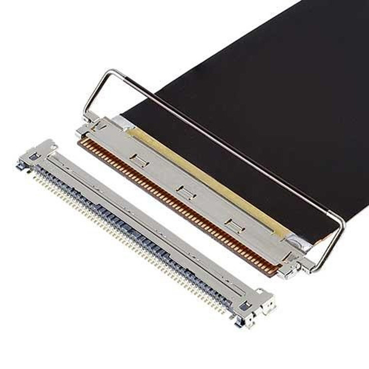 공장 60P IPEX CABLINE-CAF 20858-060T-01 0.4mm Pitch 수평 결합형 FPC 플러그 커넥터 기계 잠금