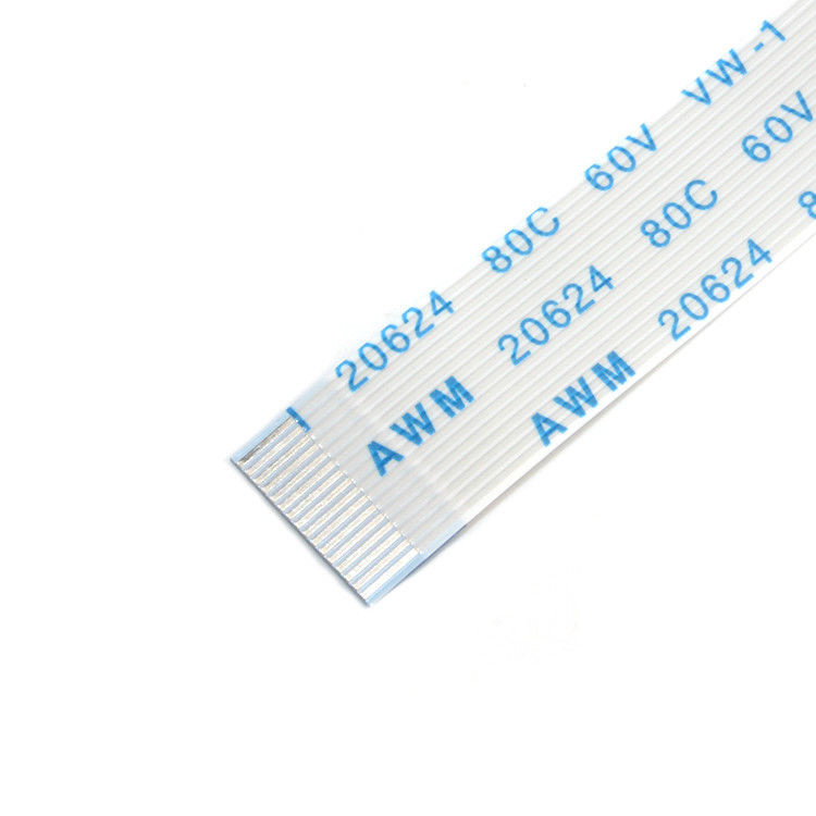16 핀 FFC FPC 케이블 AWM 20628 LVDS 디스플레이 커넥터와 PCB 연결을 위해 0.5 피치