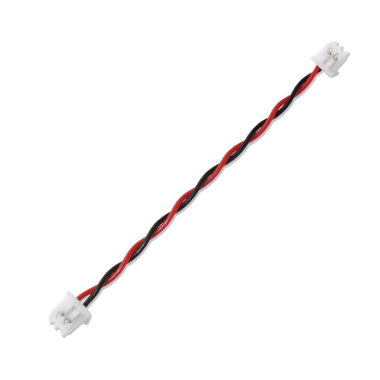 JST PH 2.0 커넥터 UL1007 블랙 레드 커스텀 케이블 및 와이어 허리네스 조립