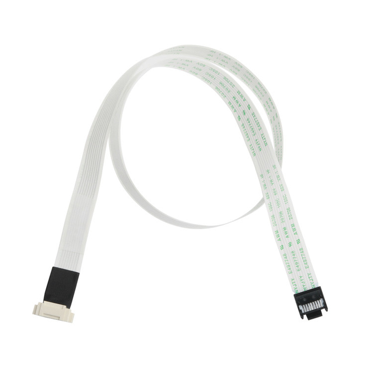 FFC/FPC IS100-L08T-C46-C 검은색에서 HS100-L08N-N62 검은색 LED FFC 확장 케이블