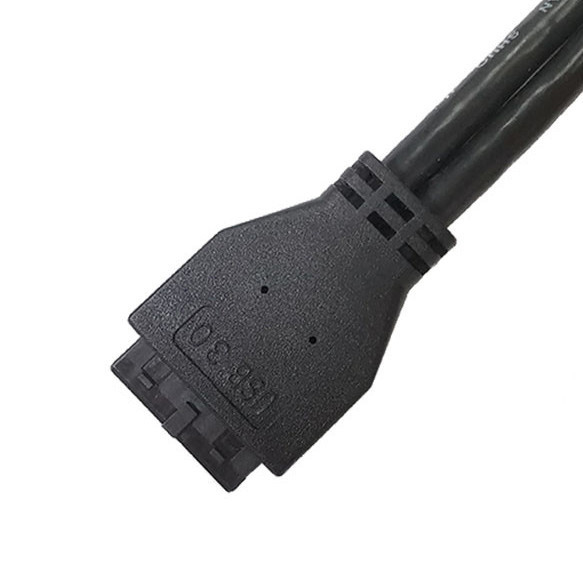 산업용 배선 해운스 USB 3.0 패널 마운트 A X2 ~ 20 핀 헤더 메인보드 사용자 정의