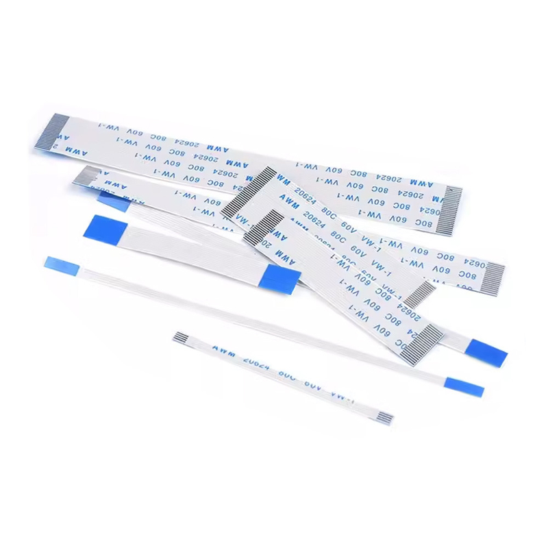 Ffc / Fpc 평면 유연 케이블 Awm 20624 80c 60v Vw-1 0.5mm 1.0mm 6pin/8p/5p-20pin 회로 보드 Fpc/Ffc 와이어 허니