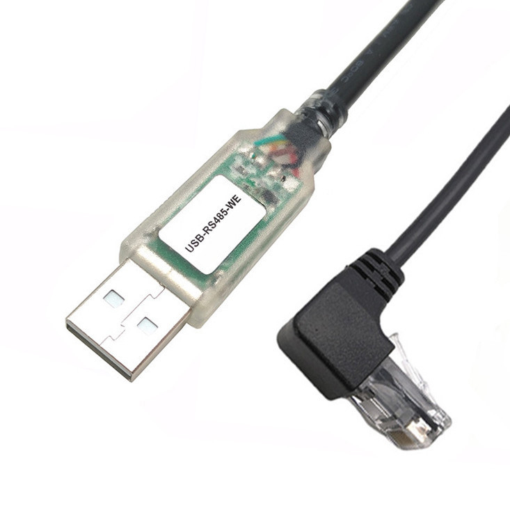 USB-A RS485 ~ 8P8C RJ45 시리즈 연장 전선 배열 케이블 팔꿈치 / 손가락 / 보호 커버