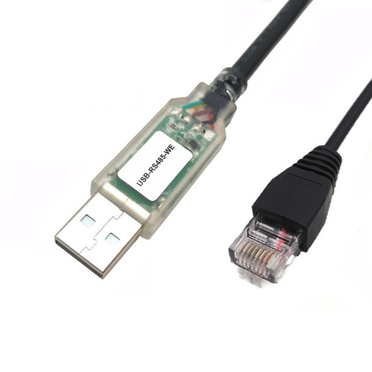 USB-A RS485 ~ 8P8C RJ45 시리즈 연장 전선 배열 케이블 팔꿈치 / 손가락 / 보호 커버
