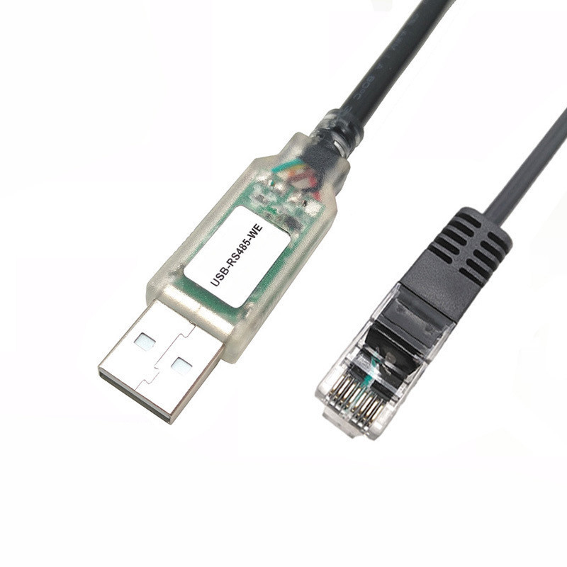 USB-A RS485 ~ 8P8C RJ45 시리즈 연장 전선 배열 케이블 팔꿈치 / 손가락 / 보호 커버
