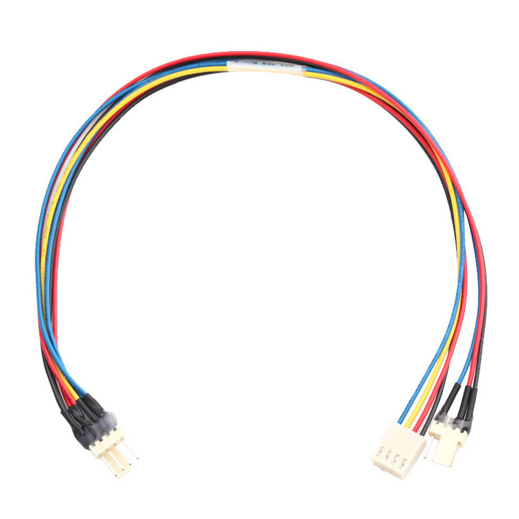 공장 맞춤형 JST JH 2.5mm 4-핀 모렉스 4-파이어 팬 Y 케이블 조립 Lvds 4-핀 연결 케이블