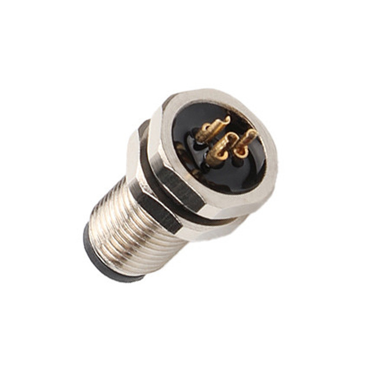 원형 커넥터 M5 코드-A 2Pin 3Pin 4Pin 산업 커넥터 M5Z03AA0OCJ009-M5 앞 잠금