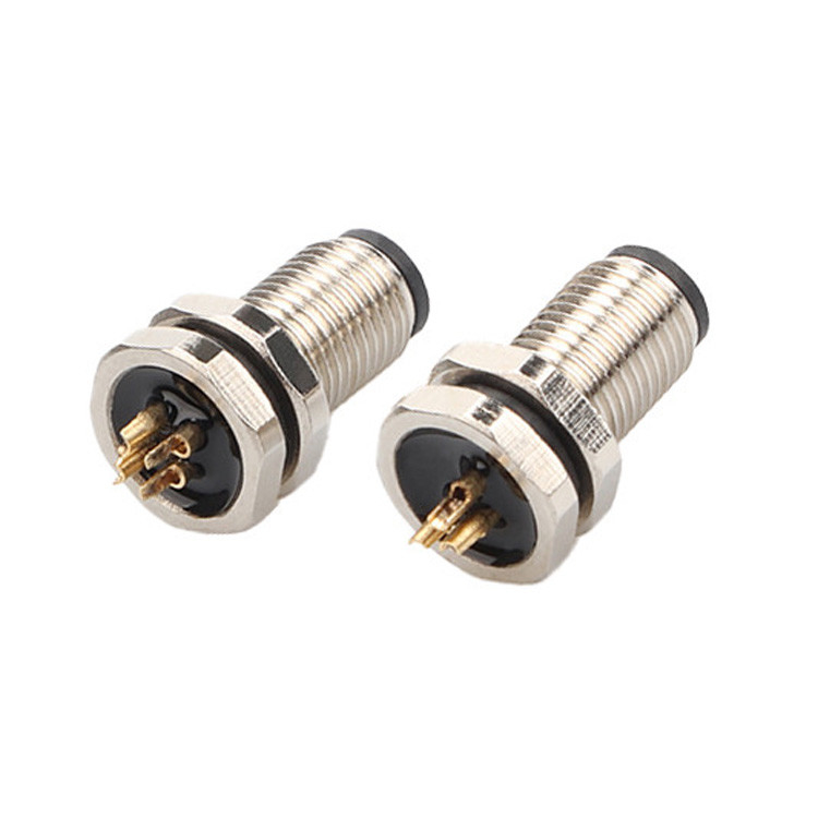 원형 커넥터 M5 코드-A 2Pin 3Pin 4Pin 산업 커넥터 M5Z03AA0OCJ009-M5 앞 잠금