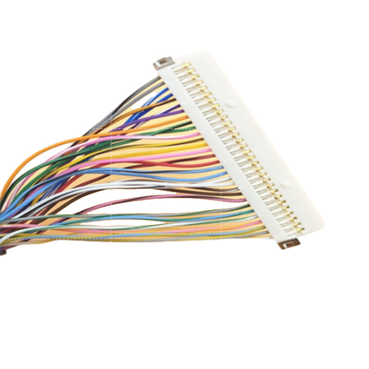 40 Pin에 지도된 Lcd 변환기 무지개 LVDS 케이블 어셈블리  30 Pin 마개 DF13-40DP