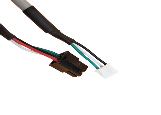4 Pin에 마구 마이크로 컴퓨터가 Pvc에 의하여 적합했습니다 3.0mm 2*2p Molex 43025 까만 연결관을 Jst - Xh 2464 타전합니다