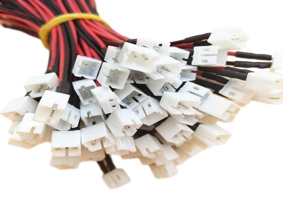 빨간 여성 마개 케이블에 26 Awg 주문 철사 마구 Jst PH 2PIN 남성을 검게 하거든