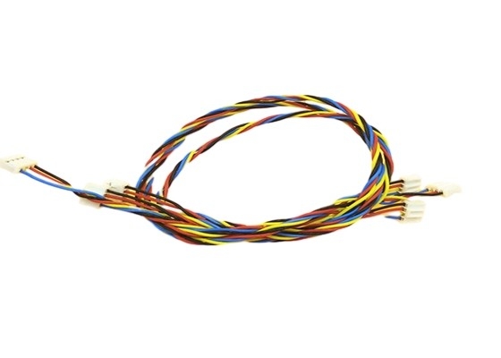 24AWG FEP는 방패/Unshield 유형 30 V를 가진 주문 철사 마구를 뒤틀었습니다