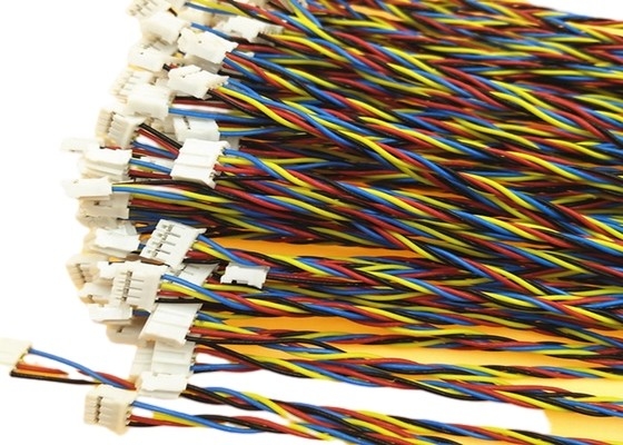 24AWG FEP는 방패/Unshield 유형 30 V를 가진 주문 철사 마구를 뒤틀었습니다