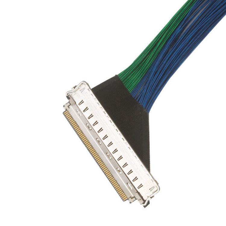 EMI 보호 60 핀 마이크로 코아시아 케이블, I Pex CABLINE-CA II PLUS LVDS EDP 케이블 20788 060T 01