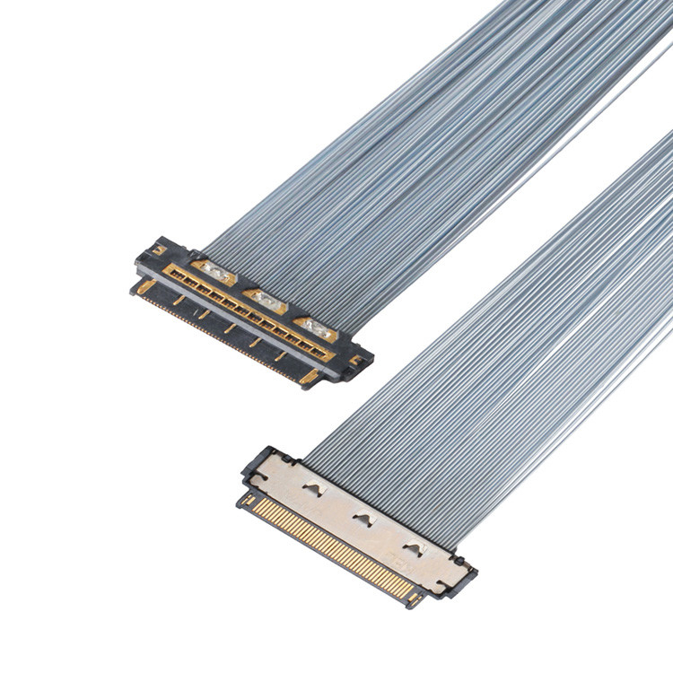 마이크로 코아시얼 케이블 애플리케이션 KEL XSL20-48S 0.25mm Pitch, 44AWG 및 46AWG