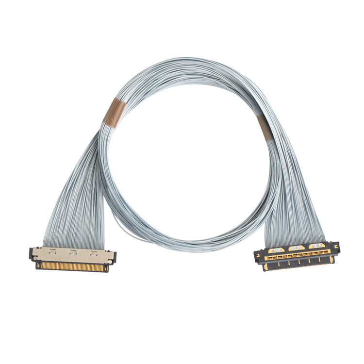 마이크로 코아시얼 케이블 애플리케이션 KEL XSL20-48S 0.25mm Pitch, 44AWG 및 46AWG