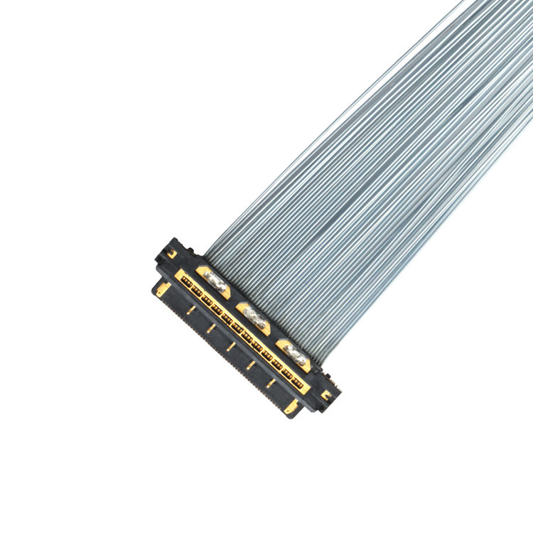 마이크로 코아시얼 케이블 애플리케이션 KEL XSL20-48S 0.25mm Pitch, 44AWG 및 46AWG